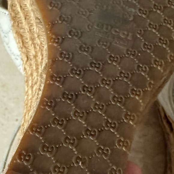 Gucci GG Signature Leather Espadrilles Size: US8.5, IT38.5 - Picture 4 of 9